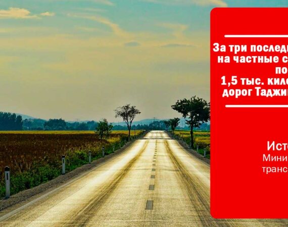 дороги Таджикистана помогает строить бизнес и население