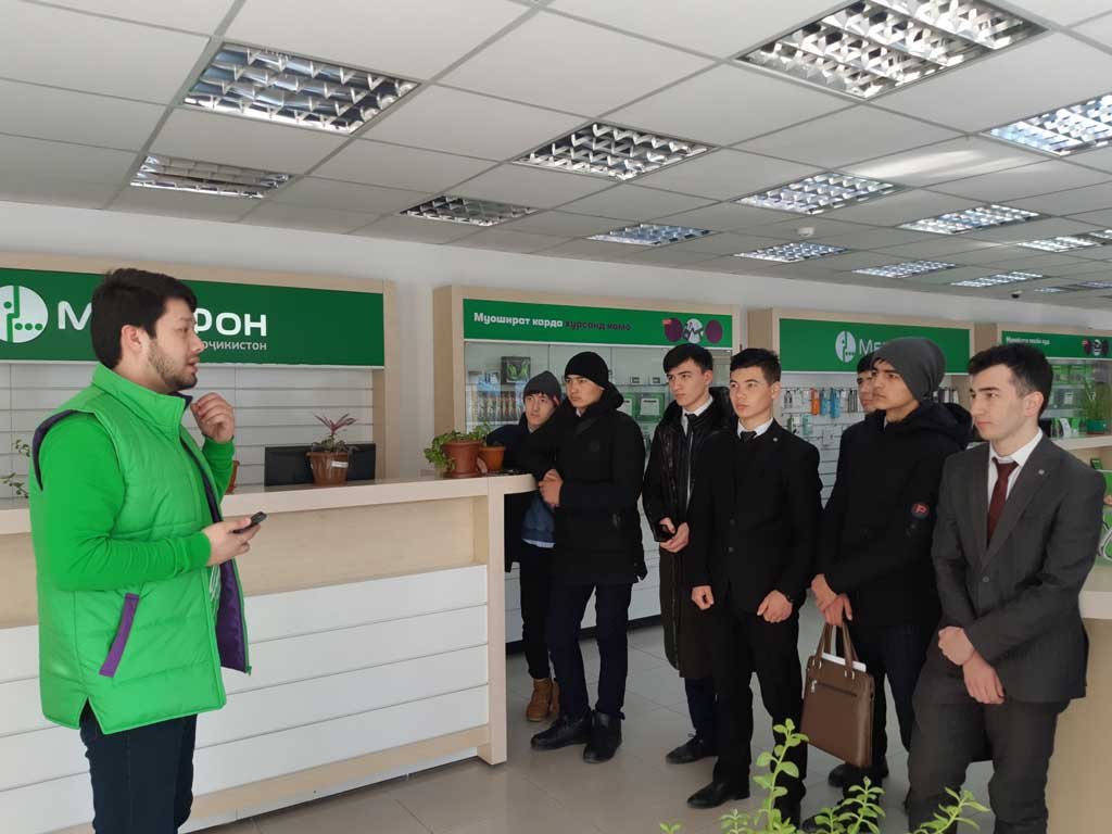 МегаФон Таджикистан – провел экскурсию для студентов худжандских ВУЗов