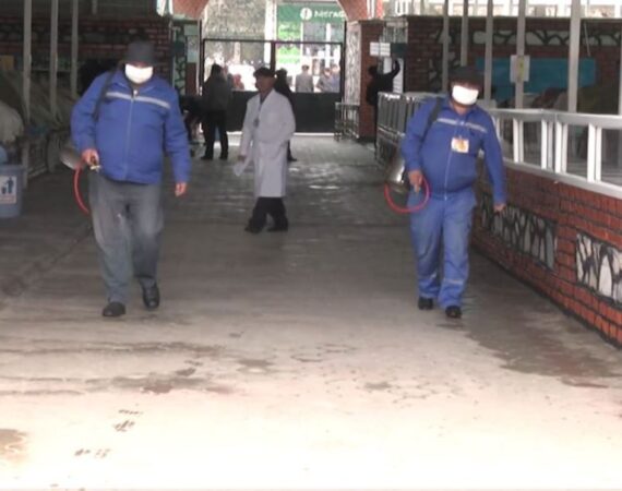 дезинфекция улиц в Душанбе