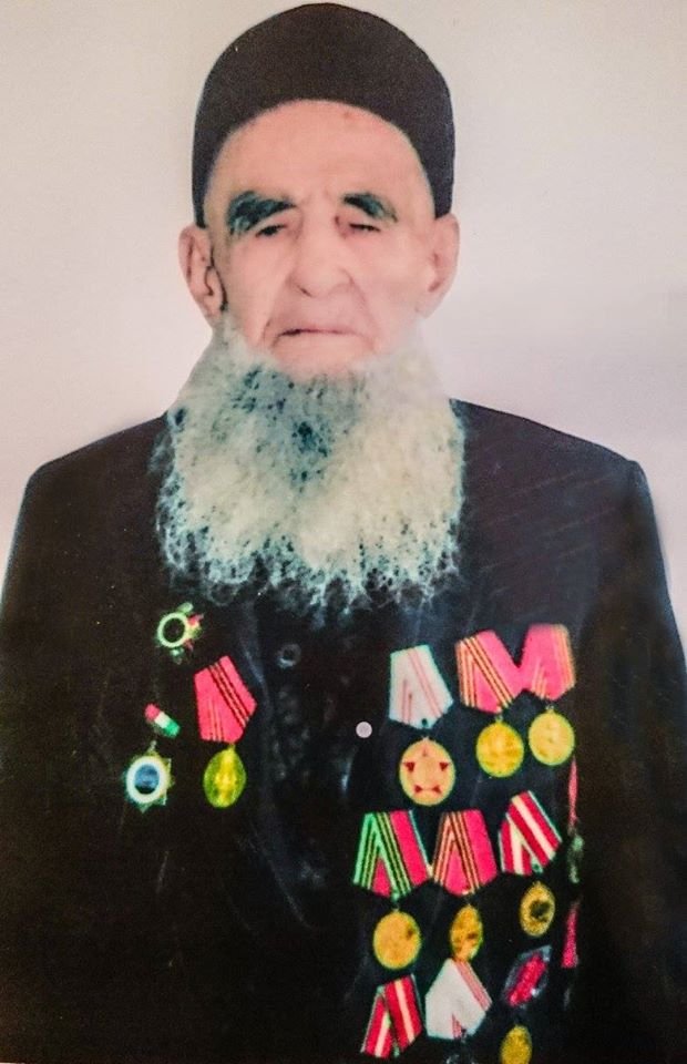 таджикский ветеран Насриддинов Хайриддин