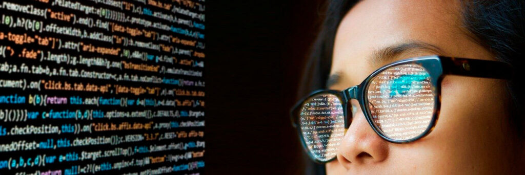 девушка программирование