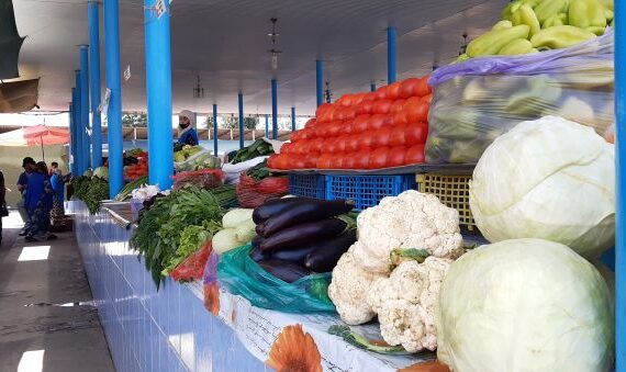 Рынок в Таджикистане