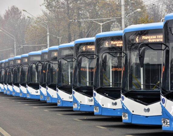 Беларусские троллейбусы в Душанбе