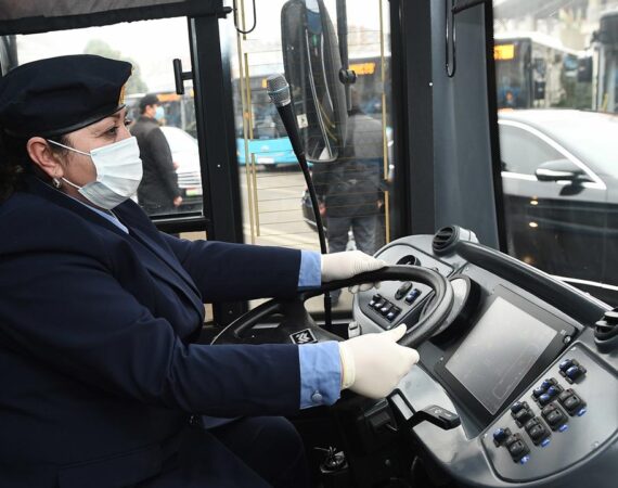 водитель троллейбуса в Душанбе